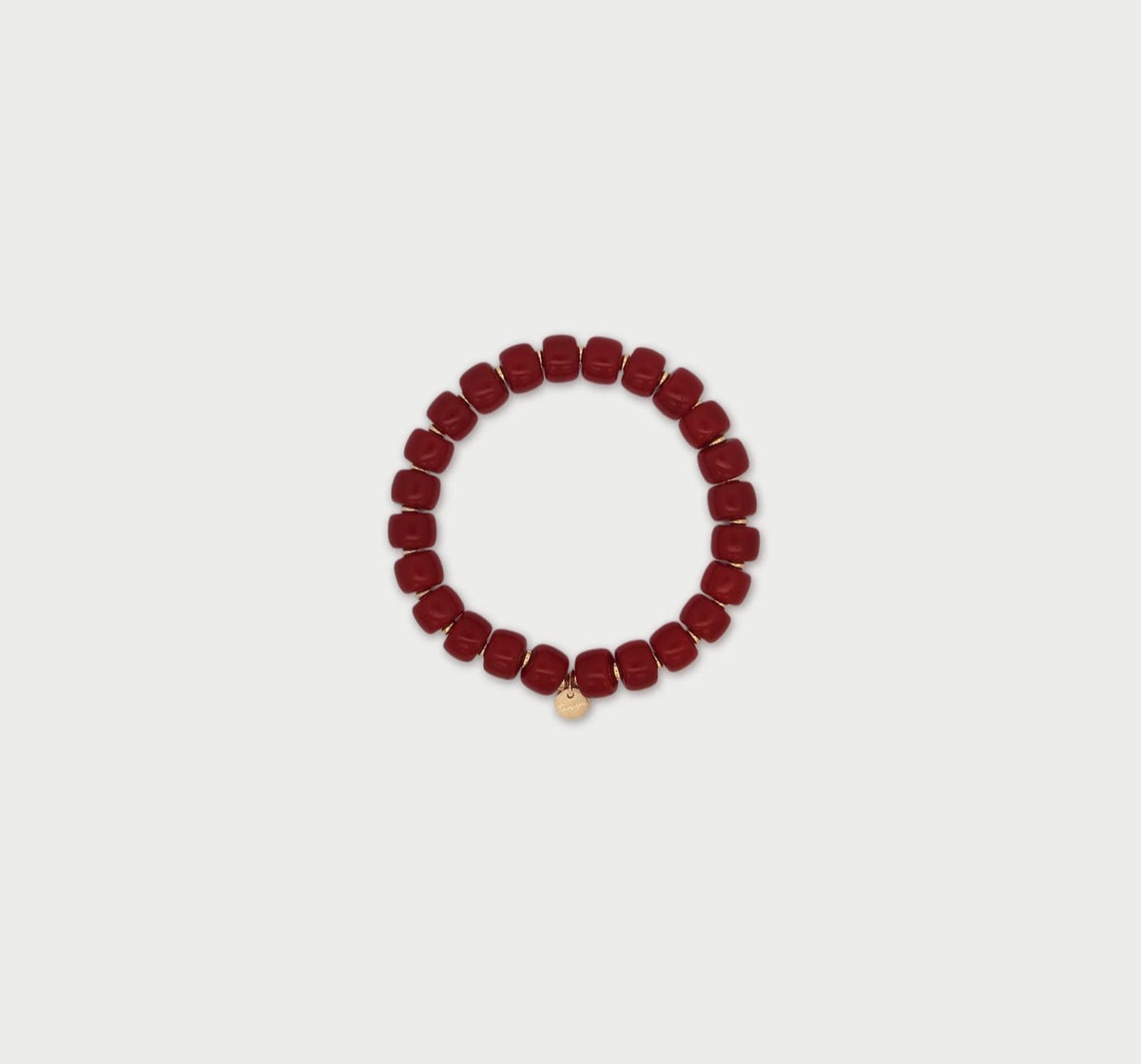 Bracciale Rue des Mille Base Elastico IBIZA burgundy