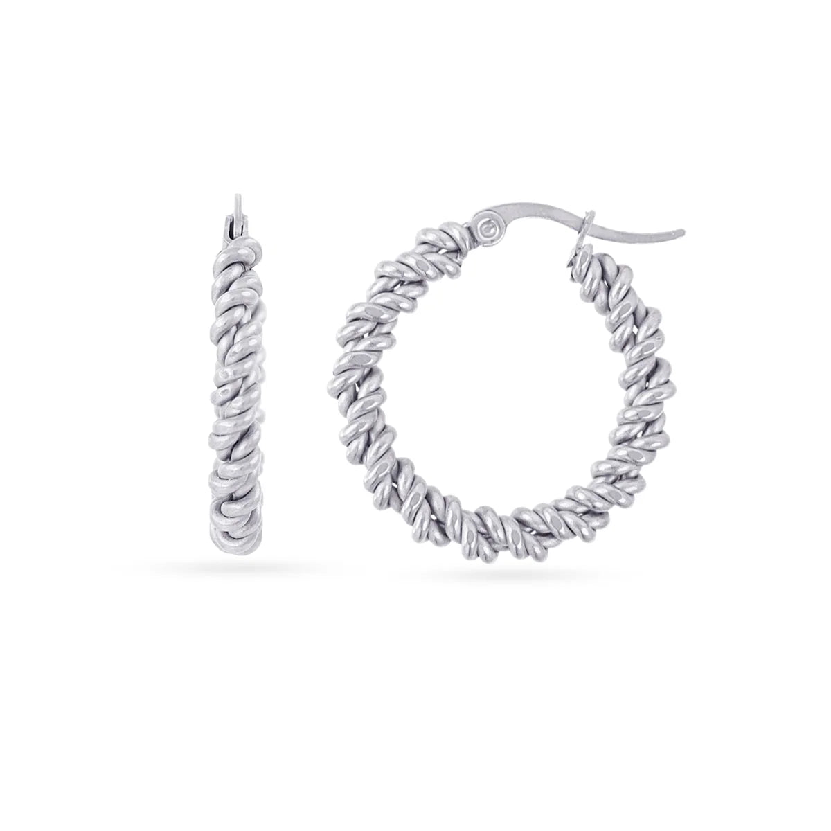 Orecchini donna Anartxy ESSENTIAL cerchi intrecciati 2,5cm
