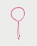 Collana Rue des Mille CHARMBAR Soft Cord Cravatta fucsia