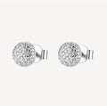 Orecchini argento Fancy infinite white a lobo