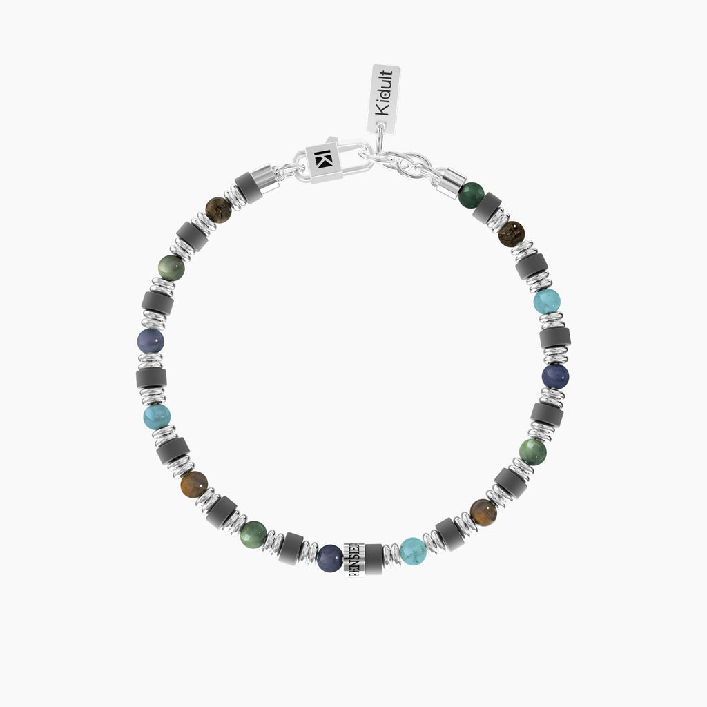 Bracciale Kidult uomo "Vivi senza pensieri"