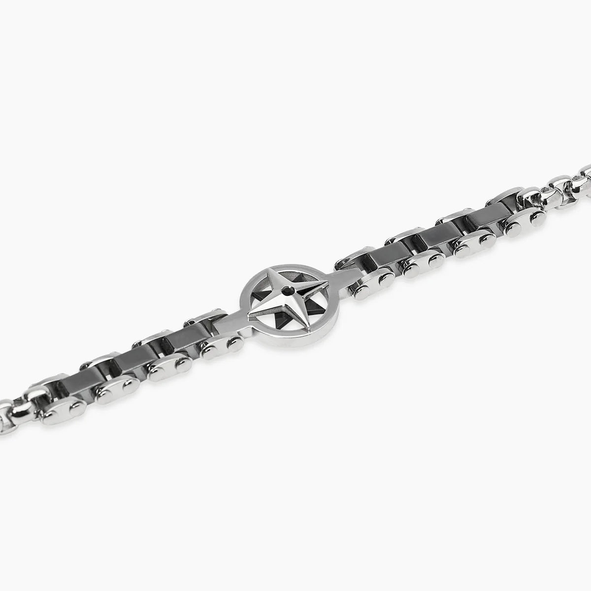 Bracciale Kidult uomo in nylon con occhio di tigre e agata verde