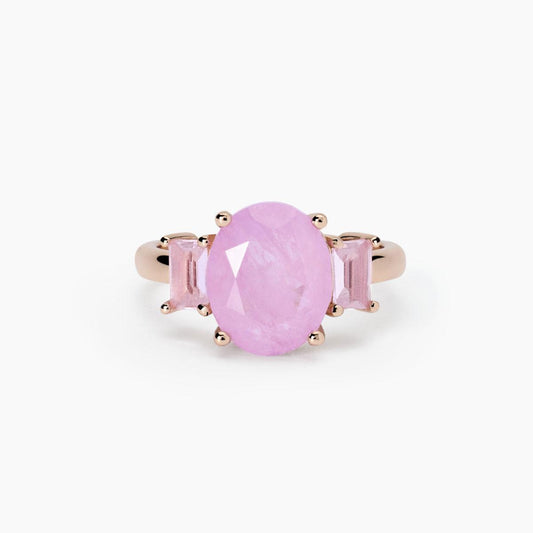 Anello Mabina donna Santorini Ovale rosa