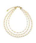 Collana Vestopazzo donna tre fili con perle