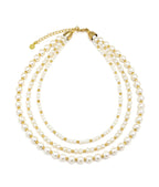 Collana Vestopazzo donna tre fili con perle