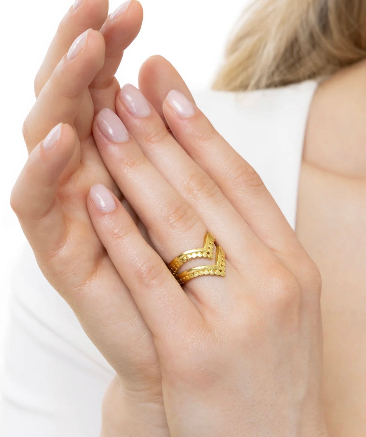 Anello Vestopazzo donna regolabile a doppia punta