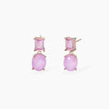 Orecchini Mabina donna Santorini Ovale rosa