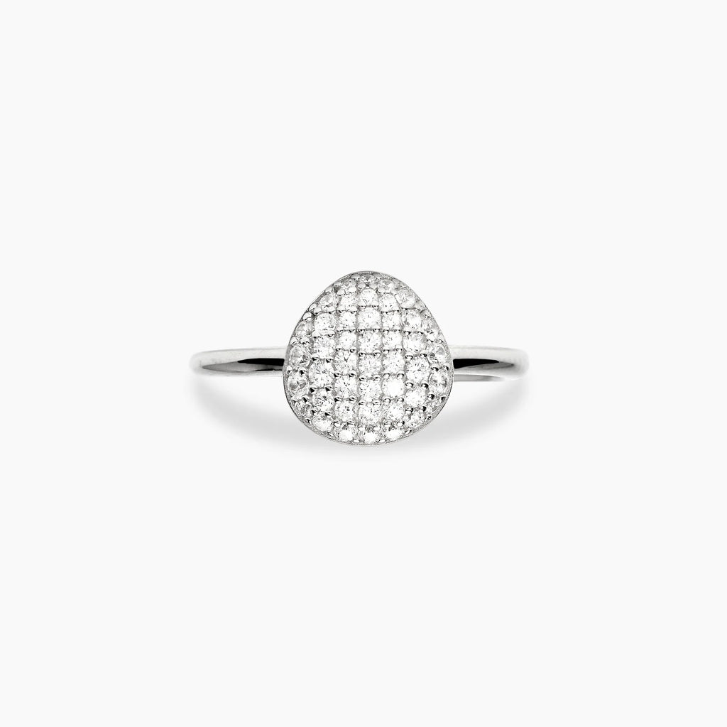 Anello Mabina donna regolabile con zirconi