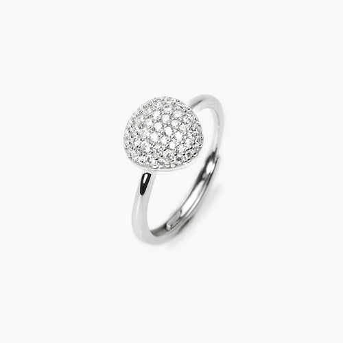 Anello Mabina donna regolabile con zirconi