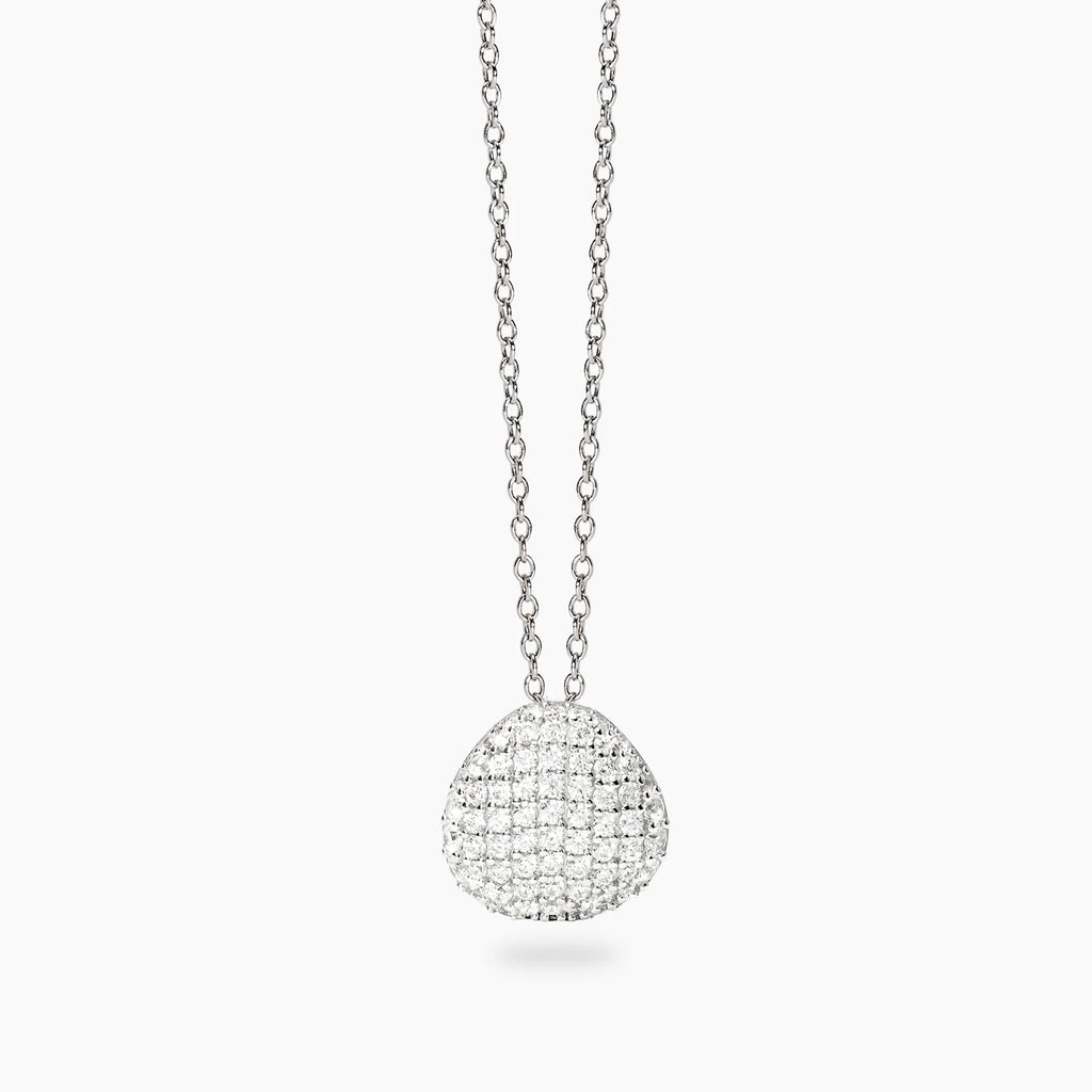 Collana Mabina donna con pendente in zirconi