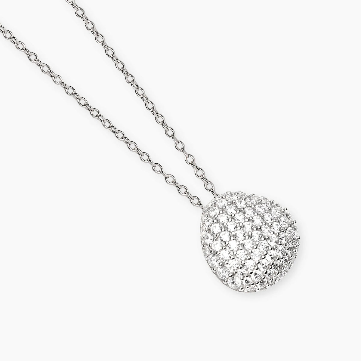 Collana Mabina donna con pendente in zirconi