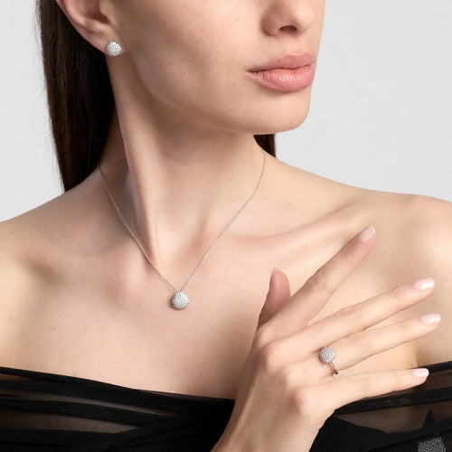 Orecchini Mabina donna con zirconi