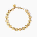 Bracciale Kidult Style 03 donna Medagliette martellate gold