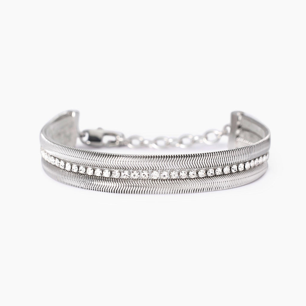 Bracciale Kidult Style 02 Tennis e snake doppio