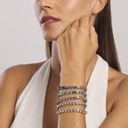Bracciale Kidult Style 12 Tennis cristalli bianchi big
