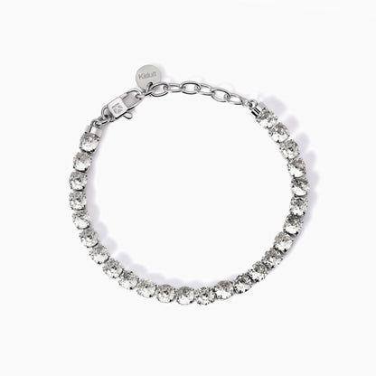 Bracciale Kidult Style 12 Tennis cristalli bianchi big