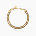 Bracciale Kidult Style 07 donna Tennis e catena gold