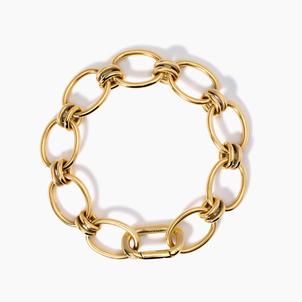 Bracciale Kidult Style Catena maglie larghe gold