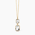 Collana Kidult Style 01 Cristalli baguette gold