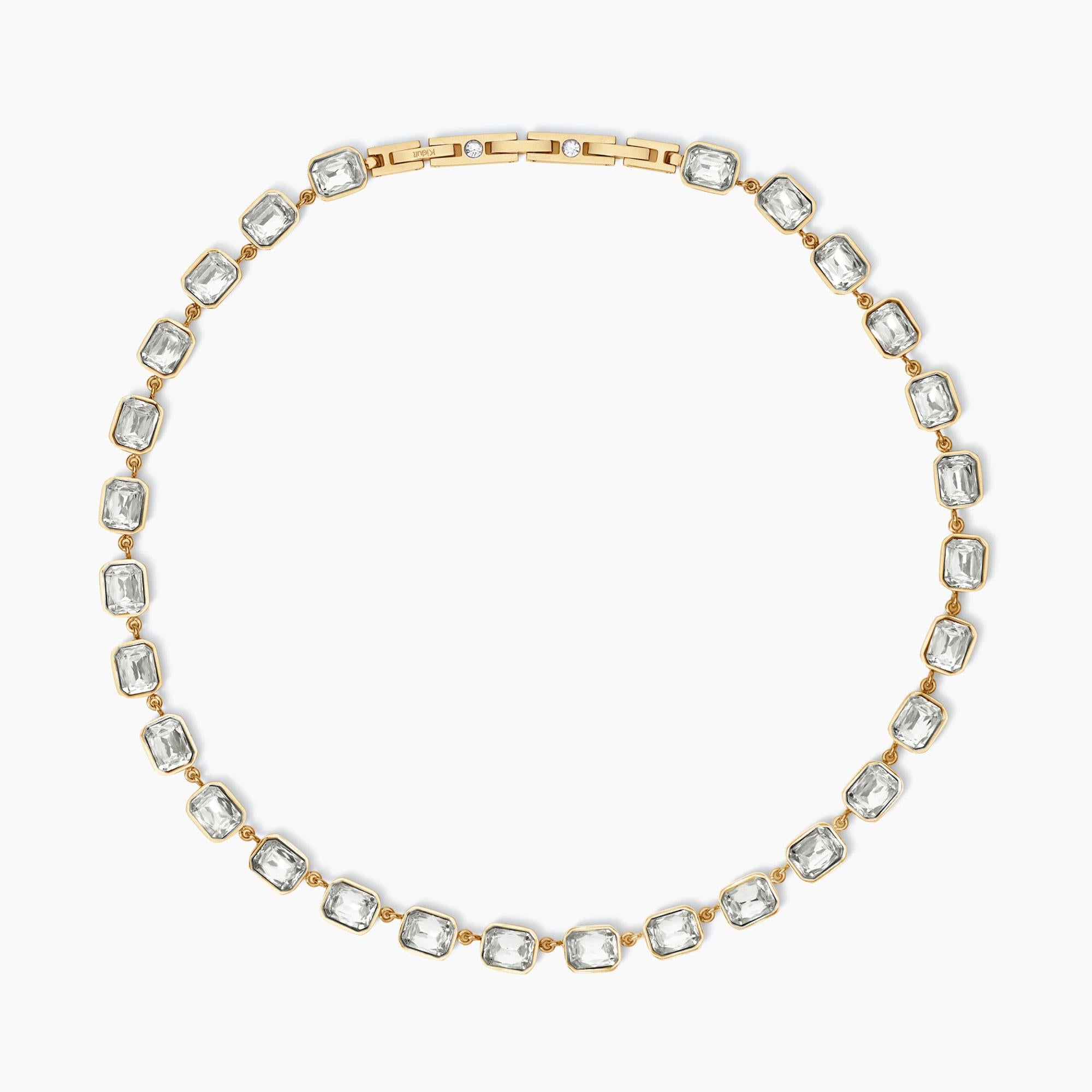 Collana Kidult Style 01 Tennis baguette gold