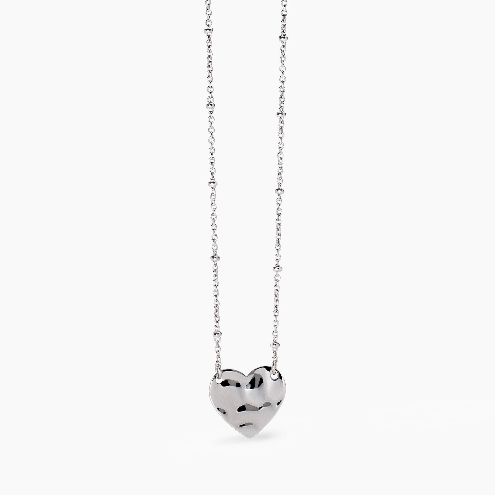 Collana Kidult Style 03 Cuore martellato