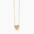 Collana Kidult Style 03 Cuore martellato gold