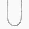 Collana Kidult Style 04 Snake e cristalli bianchi