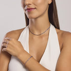 Collana Kidult Style Tennis multicolor gold