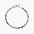 Bracciale Kidult uomo in acciaio con catena cardano