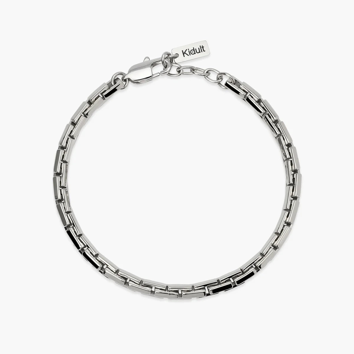 Bracciale Kidult uomo in acciaio con catena cardano