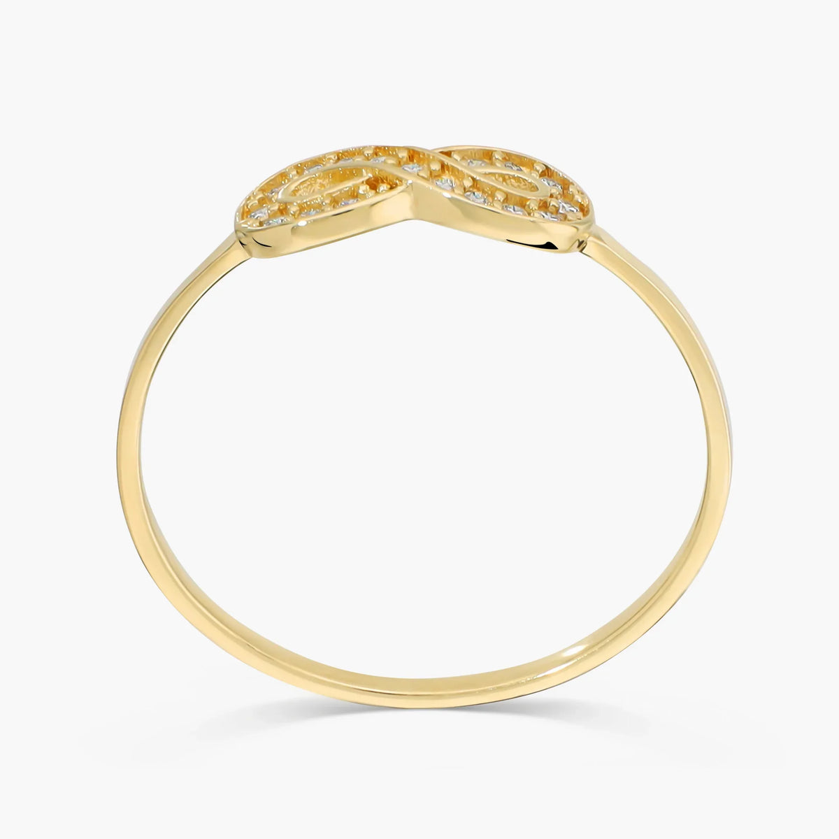 Anello Milor Fedina con Infinito in Pavé di Cubic Zirconia Oro 375