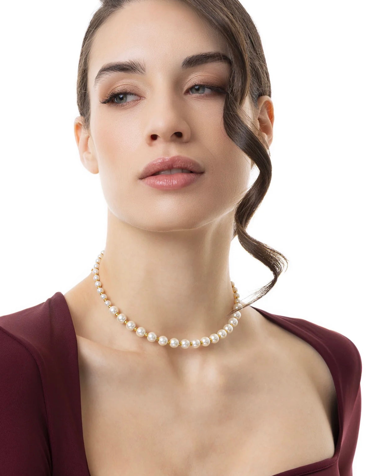 Collana Vestopazzo donna choker con perle