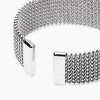 Bracciale Kidult donna cuff con maglia mesh