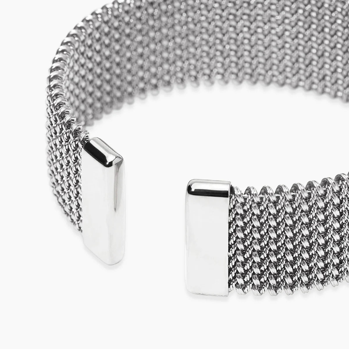 Bracciale Kidult donna cuff con maglia mesh