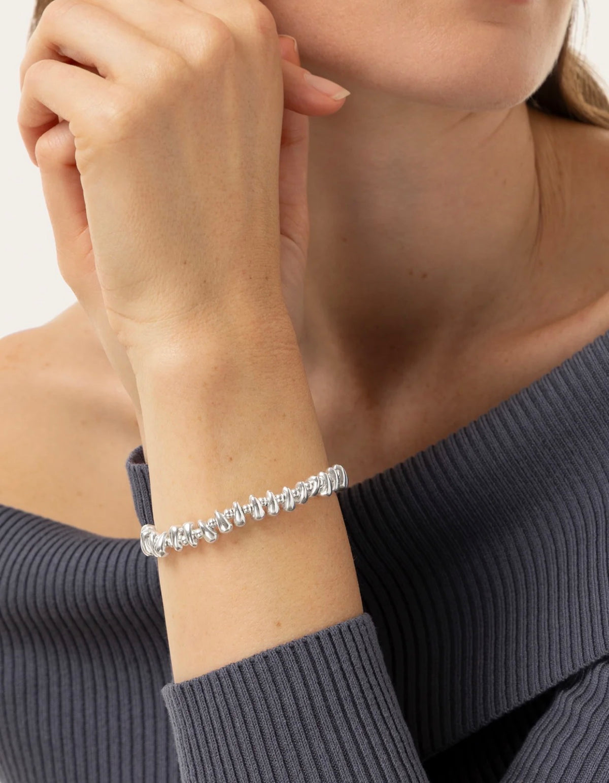 Bracciale Vestopazzo donna ELASTICO RONDELLE