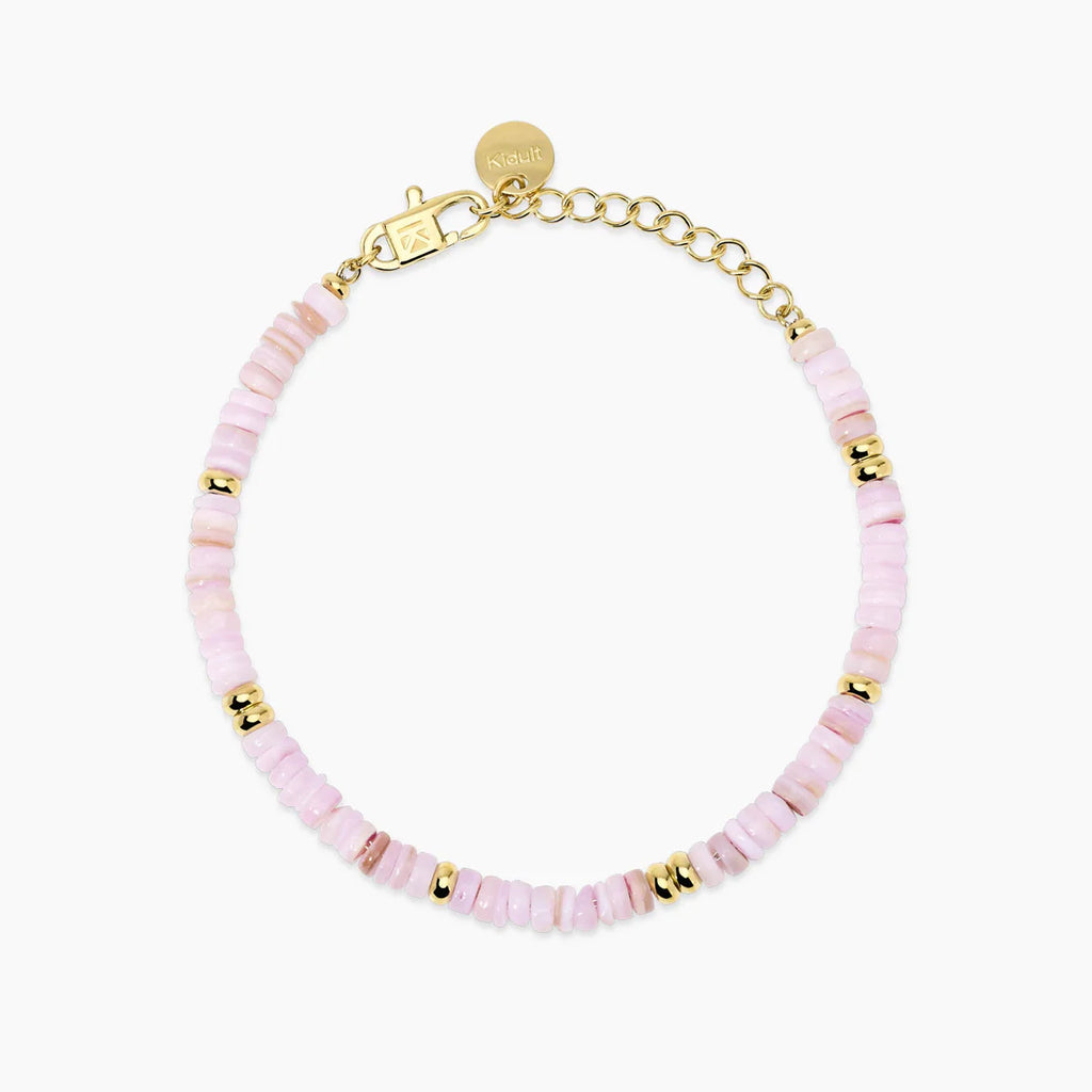 Bracciale donna Kidult regolabile con conchiglie rosa