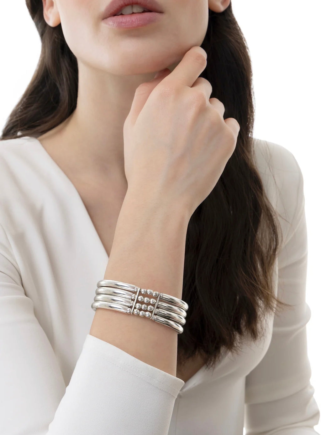 Bracciale Vestopazzo donna rigido a quattro linee