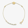 Bracciale Milor Quadrifoglio con Bead Diamantate Oro 375