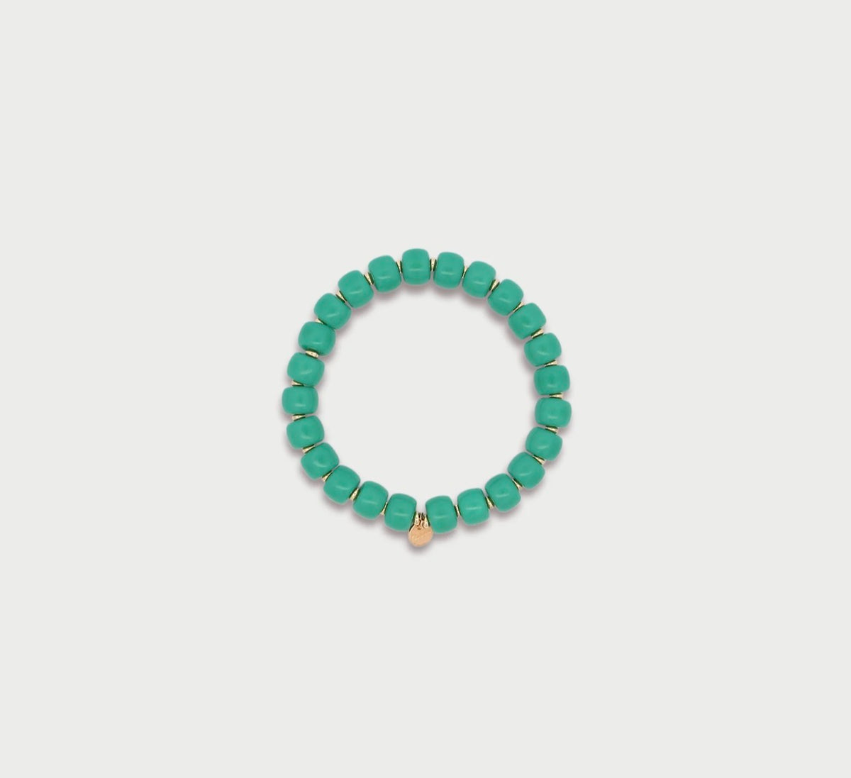 Bracciale Rue des Mille Base Elastico IBIZA laguna green