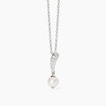 Collana Mabina donna Pavè di zirconi e perla coltivata