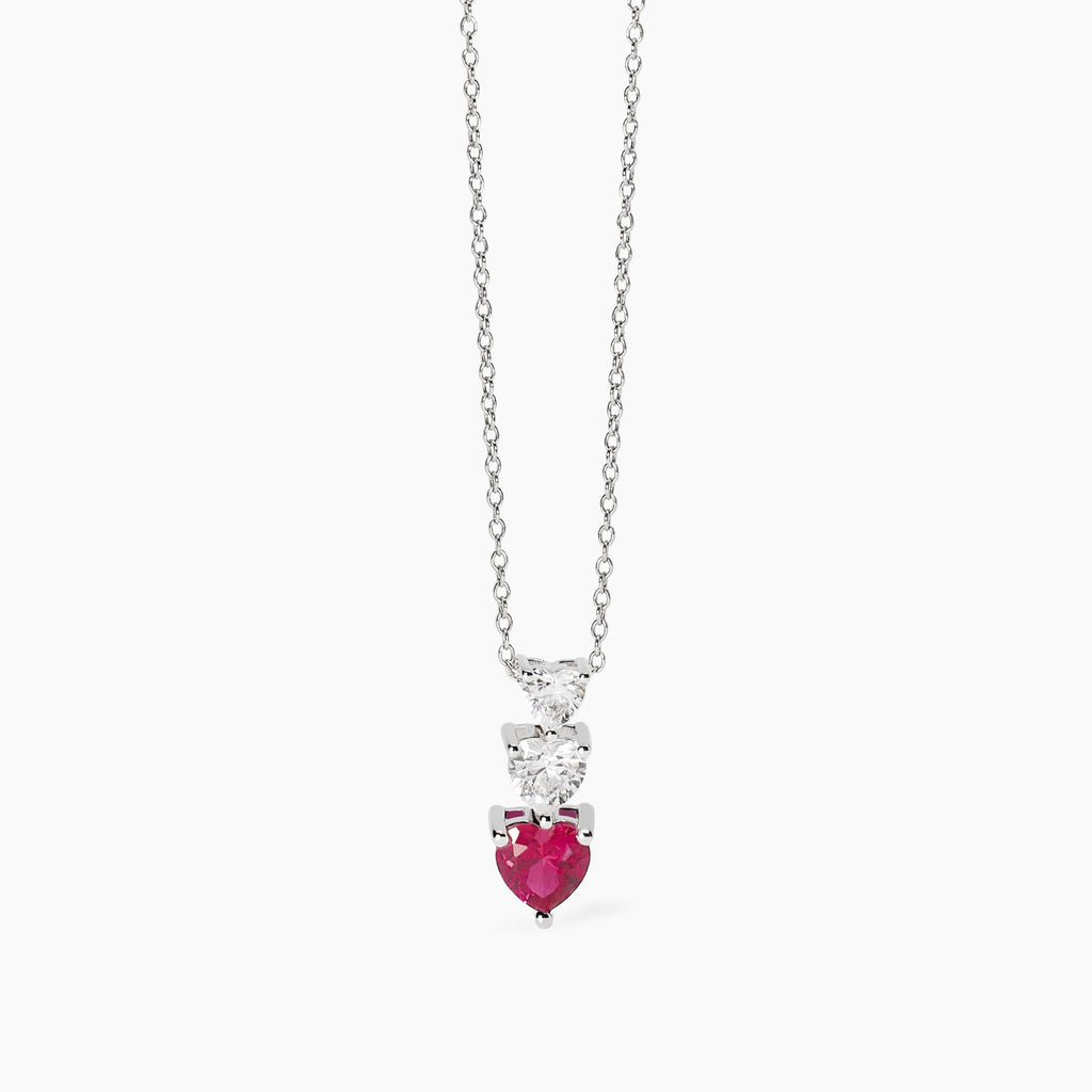 Collana Mabina donna Tris di cuori