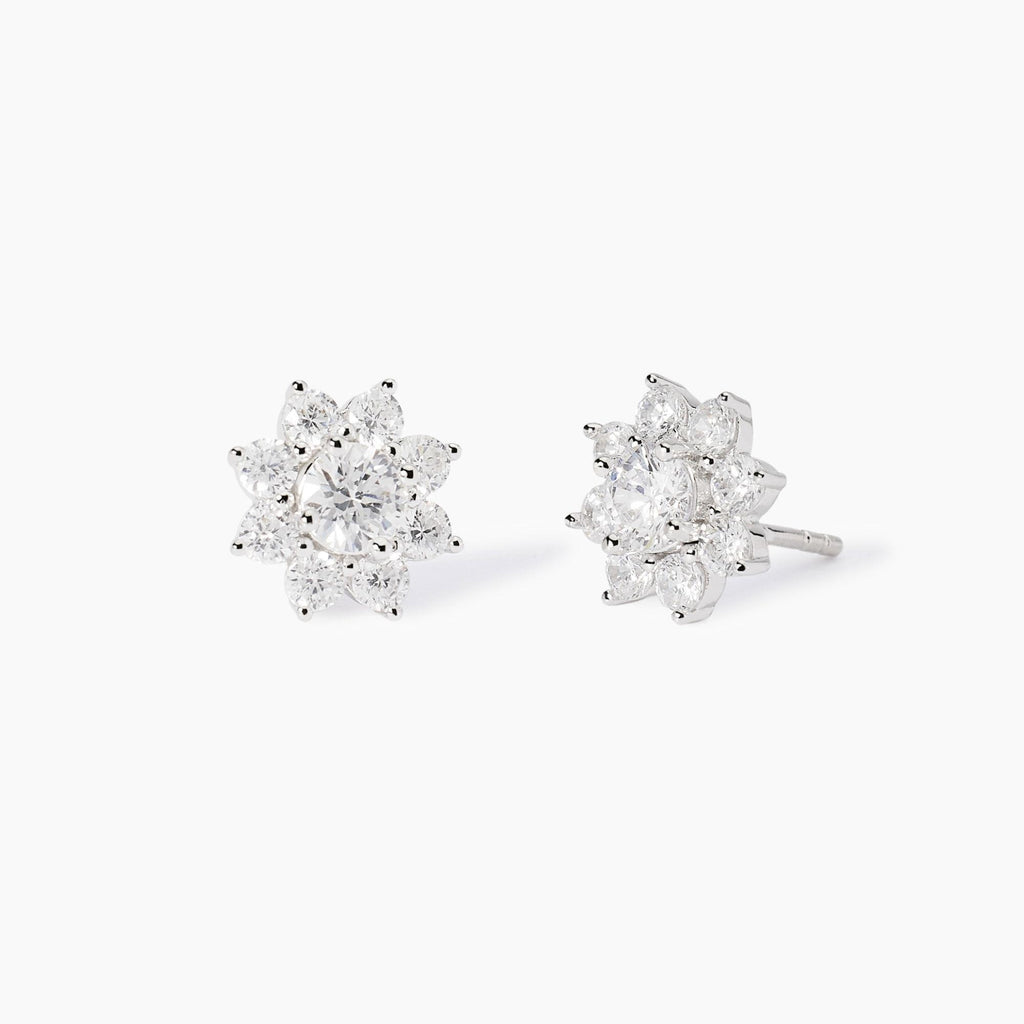 Orecchini Mabina donna Girasole con zirconi