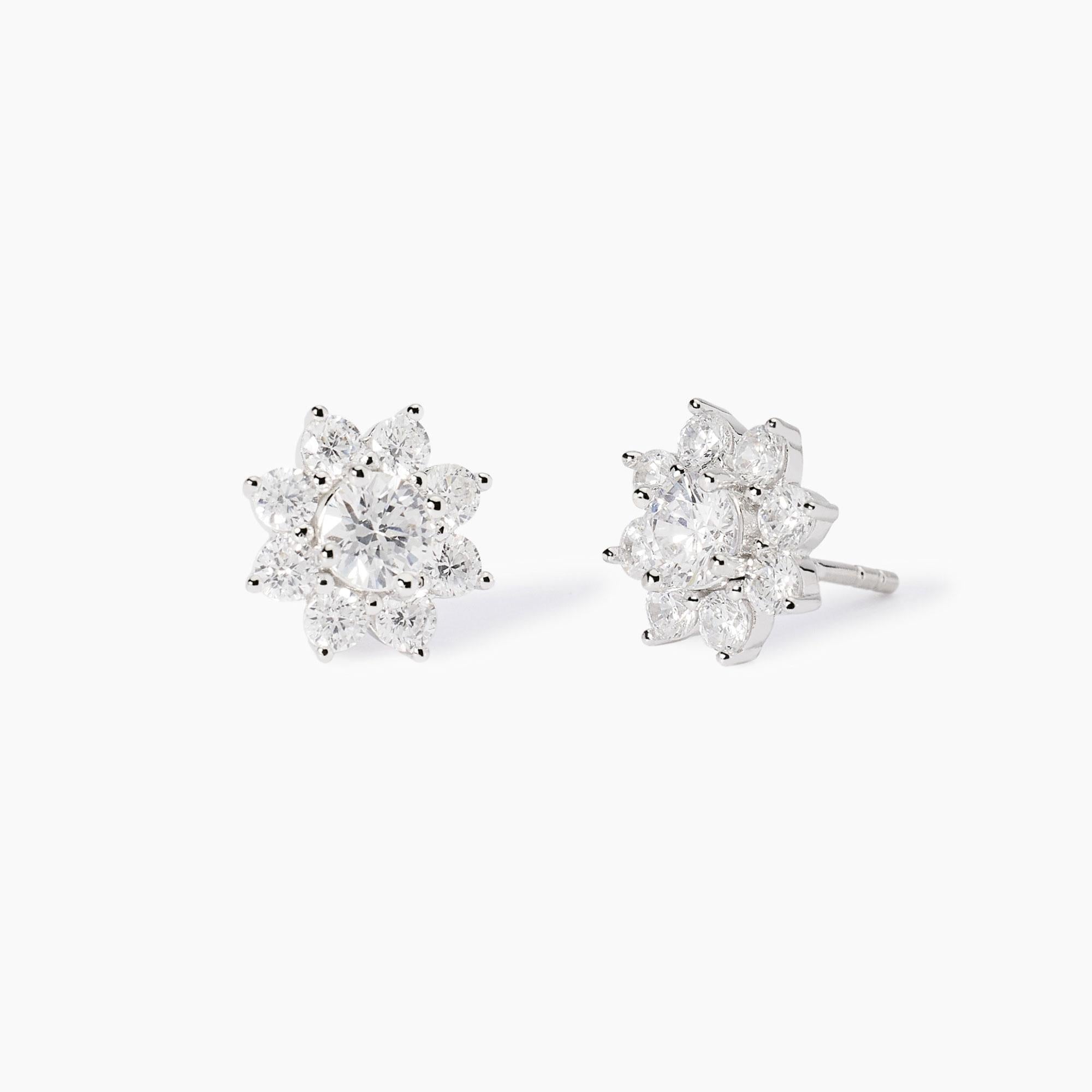 Orecchini Mabina donna Girasole con zirconi