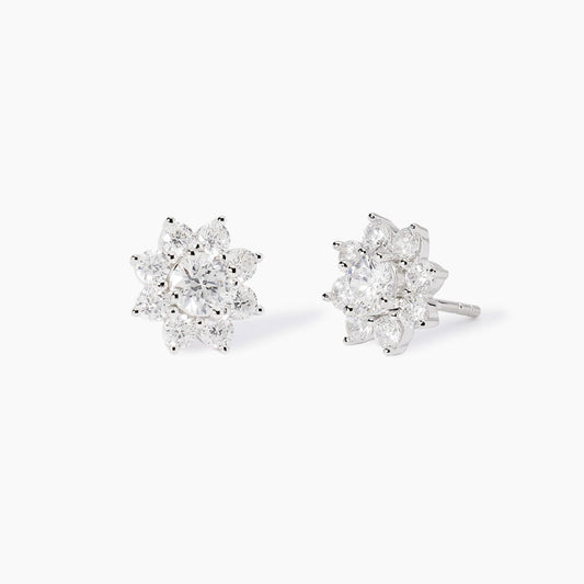 Orecchini Mabina donna Girasole con zirconi