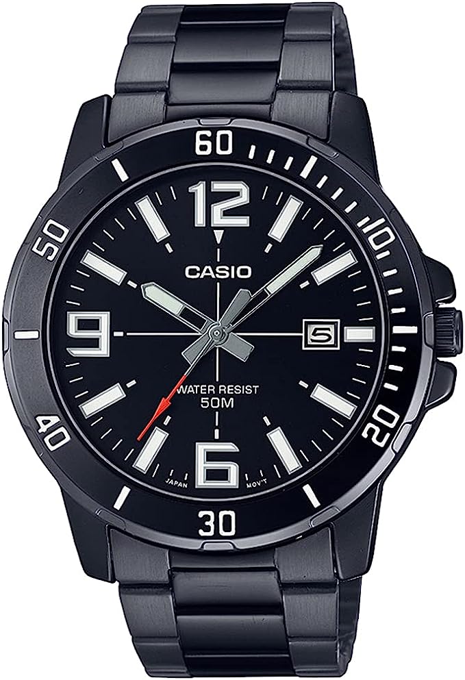 Orologio Casio uomo Analogico Acciaio Nero