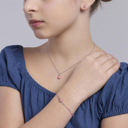 Collana Mabina Junior Coccinella rosa