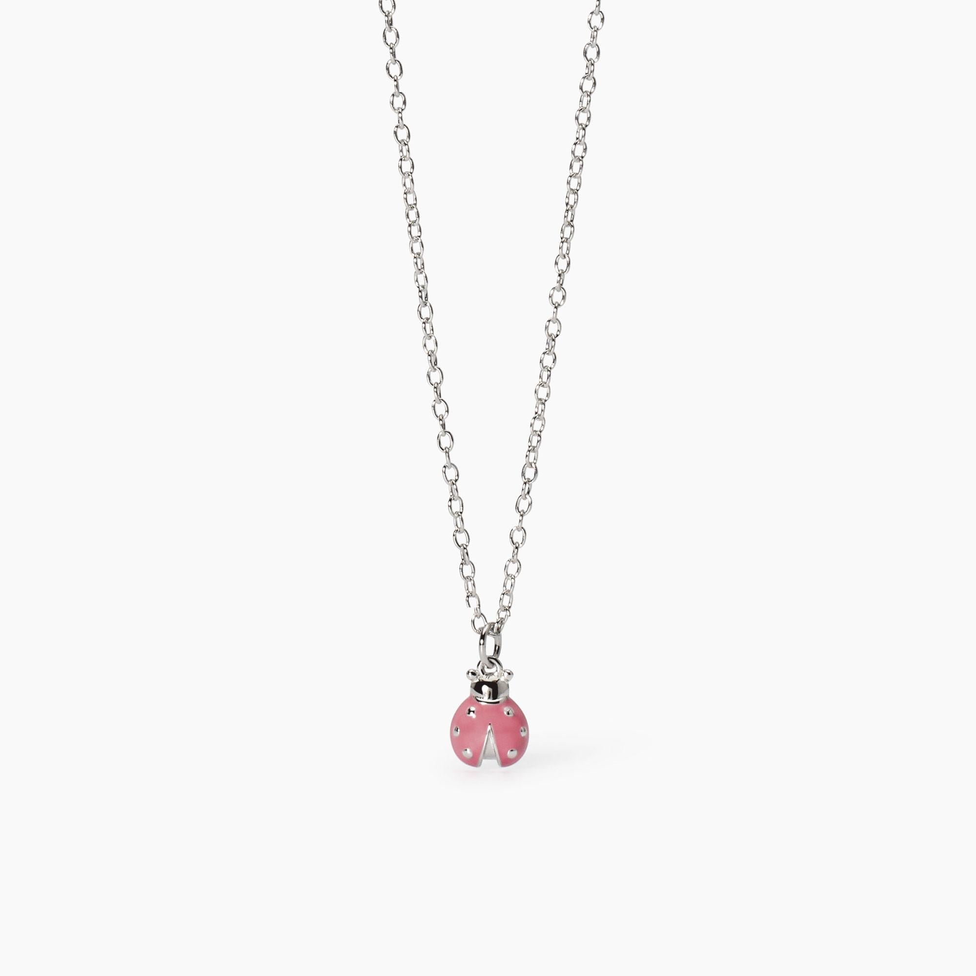 Collana Mabina Junior Coccinella rosa