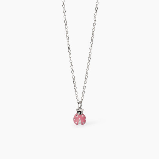 Collana Mabina Junior Coccinella rosa