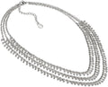 Collana Vestopazzo donna Tre fili e sferette