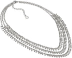Collana Vestopazzo donna Tre fili e sferette